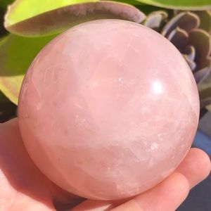 Rose Quartz Sphere Crystal Ball